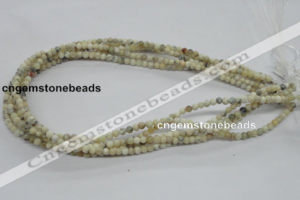 COP800 15.5 inches 4mm round natural African opal beads