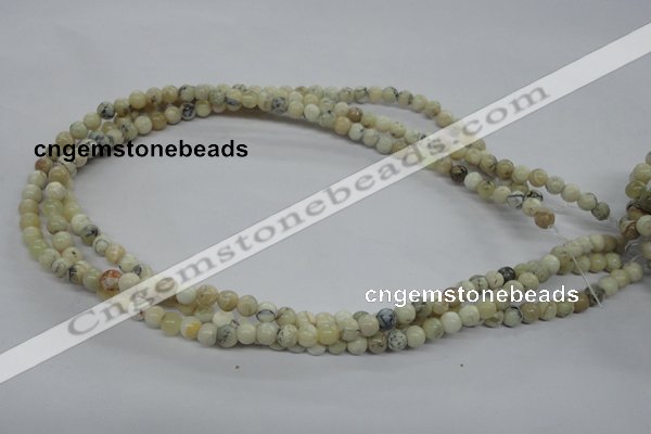 COP801 15.5 inches 6mm round natural African opal beads