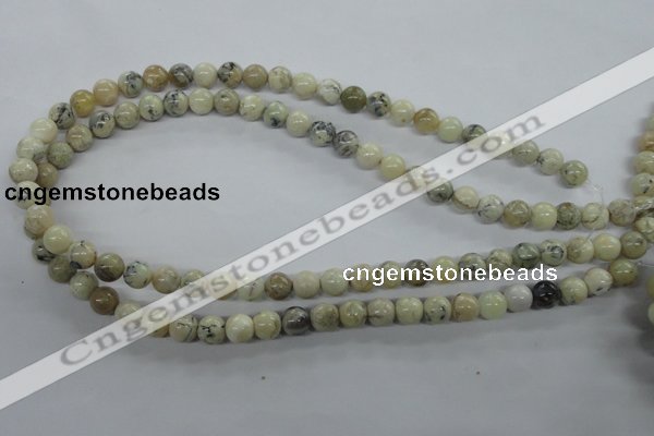 COP802 15.5 inches 8mm round natural African opal beads