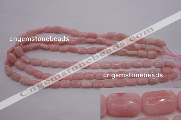 COP81 15.5 inches 8*12mm rectangle natural pink opal gemstone beads