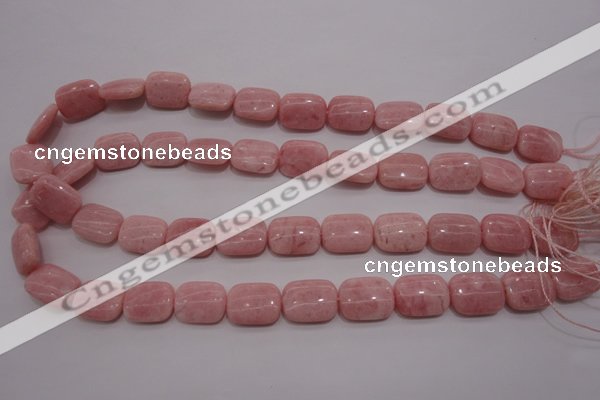 COP83 15.5 inches 12*16mm rectangle natural pink opal gemstone beads