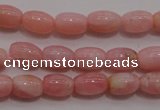 COP85 15.5 inches 4*6mm drum natural pink opal gemstone beads