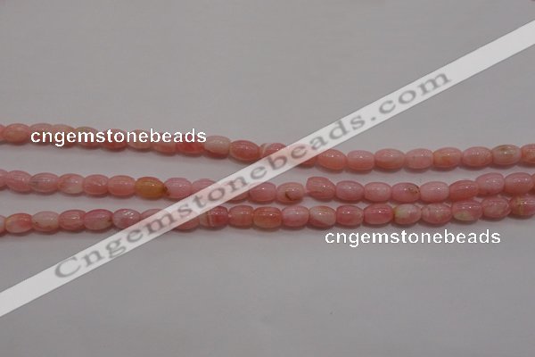 COP85 15.5 inches 4*6mm drum natural pink opal gemstone beads
