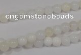 COP901 15.5 inches 8mm round natural white opal gemstone beads