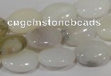 COP907 15.5 inches 13*18mm oval natural white opal gemstone beads