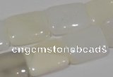 COP915 15.5 inches 15*20mm rectangle natural white opal gemstone beads