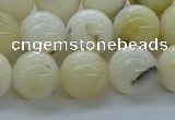 COP924 15.5 inches 12mm round white opal gemstone beads