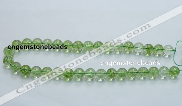 COQ02 16 inches 12mm round dyed olive quartz beads wholesale