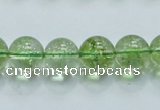 COQ07 16 inches 16mm round dyed olive quartz beads wholesale