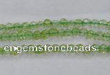 COQ10 16 inches 4mm faceted round dyed olive quartz beads wholesale