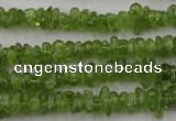 COQ61 15.5 inches 3*7mm natural olive quartz chips beads wholesale