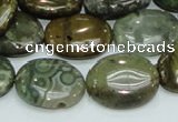COS06 15.5 inches 15*20mm oval ocean stone beads wholesale