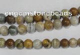 COS161 15.5 inches 6mm round ocean stone beads wholesale