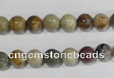 COS162 15.5 inches 8mm round ocean stone beads wholesale