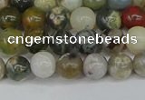 COS221 15.5 inches 6mm round ocean stone beads wholesale