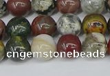 COS222 15.5 inches 8mm round ocean stone beads wholesale