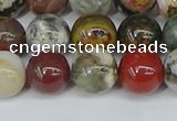 COS223 15.5 inches 10mm round ocean stone beads wholesale