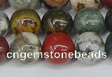 COS224 15.5 inches 12mm round ocean stone beads wholesale