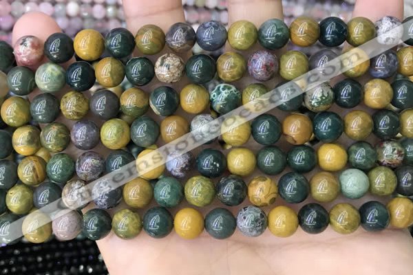 COS302 15.5 inches 8mm round ocean jasper beads wholesale