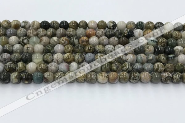 COS306 15.5 inches 6mm round ocean jasper beads wholesale