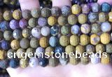 COS311 15.5 inches 8mm faceted round ocean jasper beads