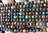 COS330 15 inches 4mm round ocean jasper beads wholesale