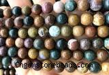 COS332 15 inches 8mm round ocean jasper beads wholesale