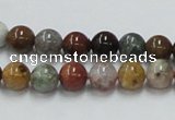 COS39 15.5 inches 8mm round ocean stone beads wholesale