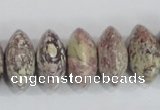 COT08 15.5 inches 10*20mm rondelle osmanthus stone beads