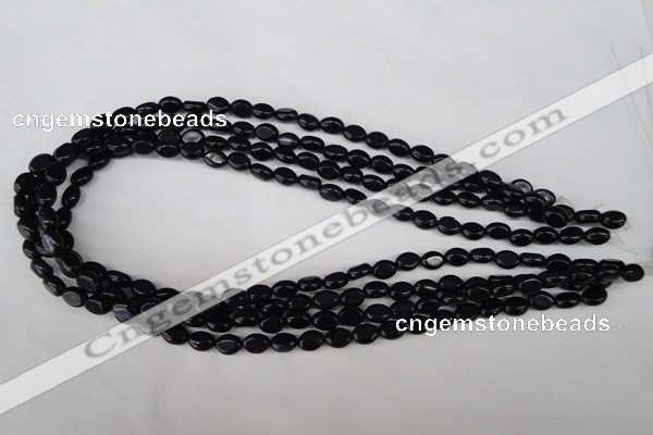 COV02 15.5 inches 6*8mm oval blue goldstone beads wholesale