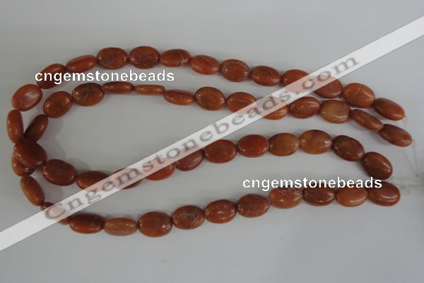 COV102 15.5 inches 12*16mm oval red aventurine beads wholesale