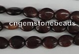 COV11 15.5 inches 8*10mm oval red tiger eye beads wholesale