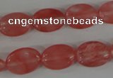 COV110 15.5 inches 12*16mm oval cherry quartz beads wholesale