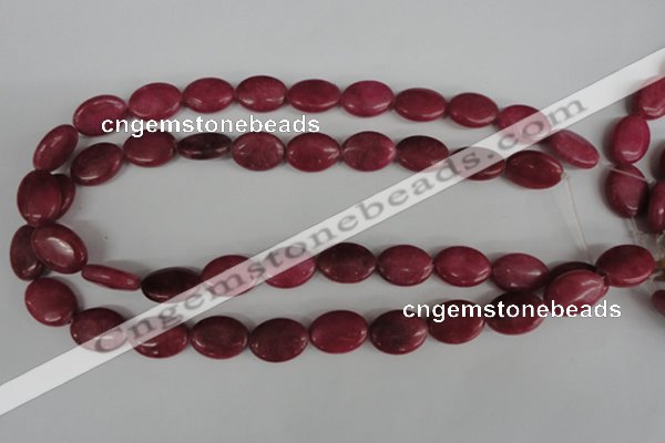 COV123 15.5 inches 13*18mm oval candy jade beads wholesale