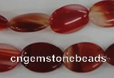 COV129 15.5 inches 13*18mm oval red agate beads wholesale