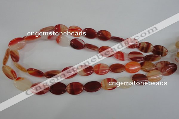 COV129 15.5 inches 13*18mm oval red agate beads wholesale