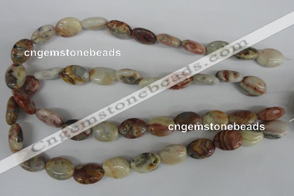 COV130 15.5 inches 13*18mm oval agate gemstone beads wholesale