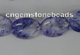COV143 15.5 inches 13*18mm oval watermelon blue beads wholesale