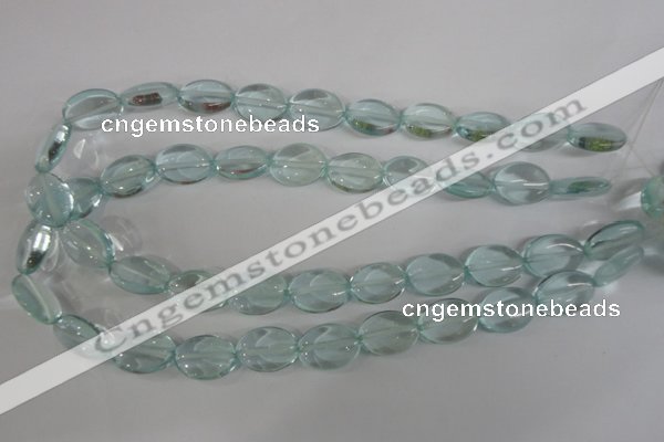 COV146 15.5 inches 13*18mm oval glass beads wholesale