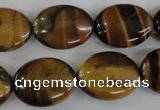 COV151 15.5 inches 15*20mm oval yellow tiger eye beads wholesale