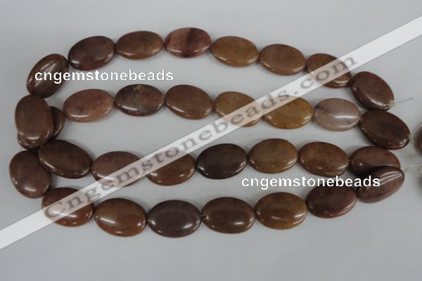 COV162 15.5 inches 18*25mm oval candy jade beads wholesale