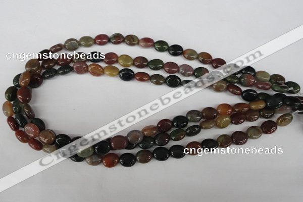 COV25 15.5 inches 8*10mm oval Indian agate beads wholesale