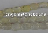 COV41 15.5 inches 8*10mm oval watermelon yellow beads wholesale