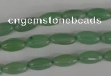 COV59 15.5 inches 6*12mm oval green aventurine beads wholesale