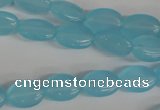 COV62 15.5 inches 10*14mm oval candy jade beads wholesale