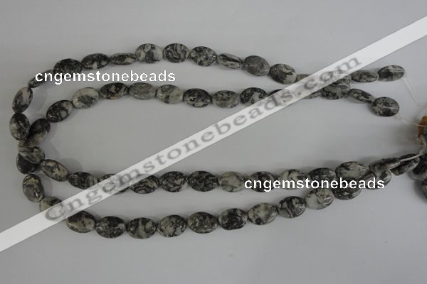 COV76 15.5 inches 10*14mm oval jasper gemstone beads wholesale