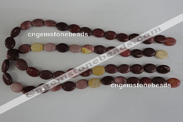 COV78 15.5 inches 10*14mm oval mookaite gemstone beads wholesale