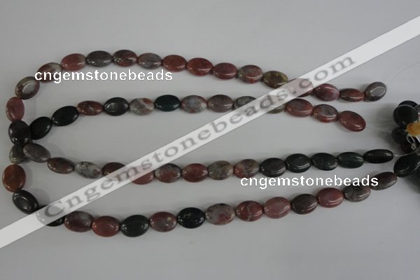 COV79 15.5 inches 10*14mm oval Indian agate beads wholesale
