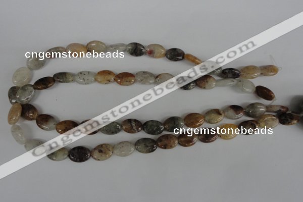 COV80 15.5 inches 10*14mm oval agate gemstonebeads wholesale
