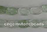 COV92 15.5 inches 10*14mm oval watermelon green beads wholesale